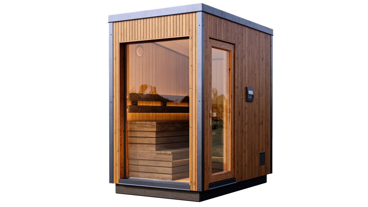 SQUARE ECO Sauna Outdoor 150cm x 230cm H=255cm SQUARE ECO Sauna Outdoor 150cm x 230cm H=255cm