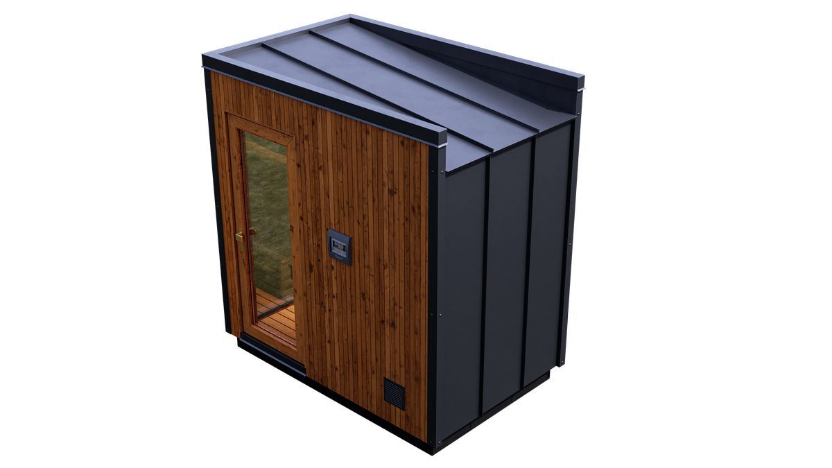 SQUARE ECO Sauna Outdoor 150cm x 230cm H=255cm SQUARE ECO Sauna Outdoor 150cm x 230cm H=255cm