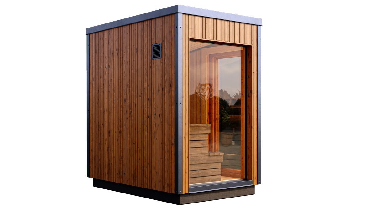 SQUARE ECO Sauna Outdoor 150cm x 230cm H=255cm SQUARE ECO Sauna Outdoor 150cm x 230cm H=255cm