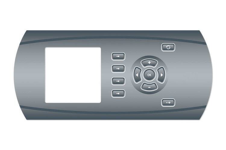 Gecko overlay sticker voor in.K600 bedieningspaneel Display Control Panel Gecko overlay sticker voor in.K600 bedieningspaneel Display Control Panel