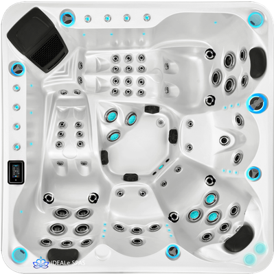 IDEALe Spas PRESTIGE LAS VEGAS Power+ 200x200x90cm 70jets 4pompen