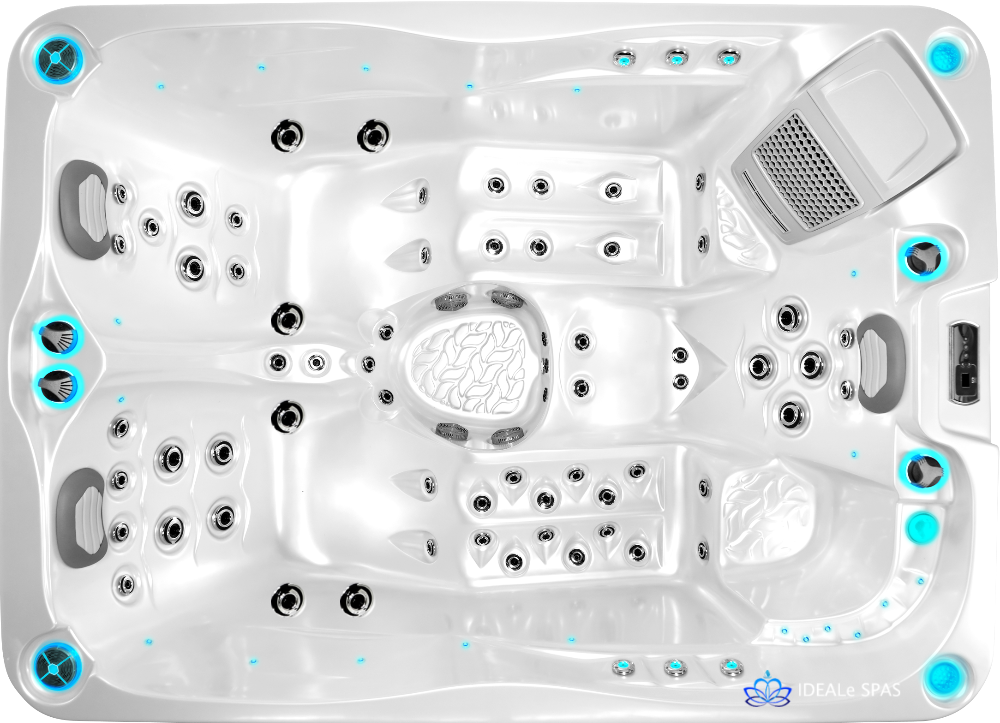 IDEALe Spas PRESTIGE BRUSSELS 216x156x83cm 62jets 3pompen