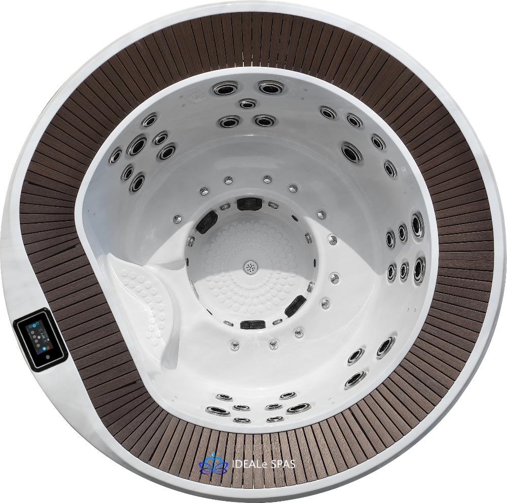 IDEALe Spas PRESTIGE MONTE CARLO OVERLOOP SPA 240x95cm 53jets 4pompen