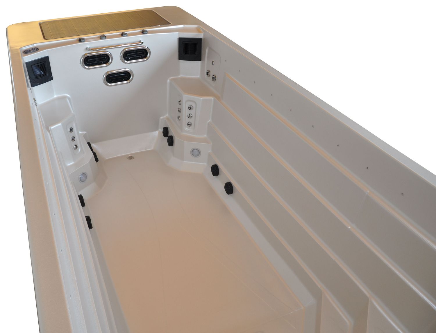 IDEALe SWIMSPA TURBINE My IDEALe POOL XL 500 of 580cm H=155cm half inbouw of opbouw