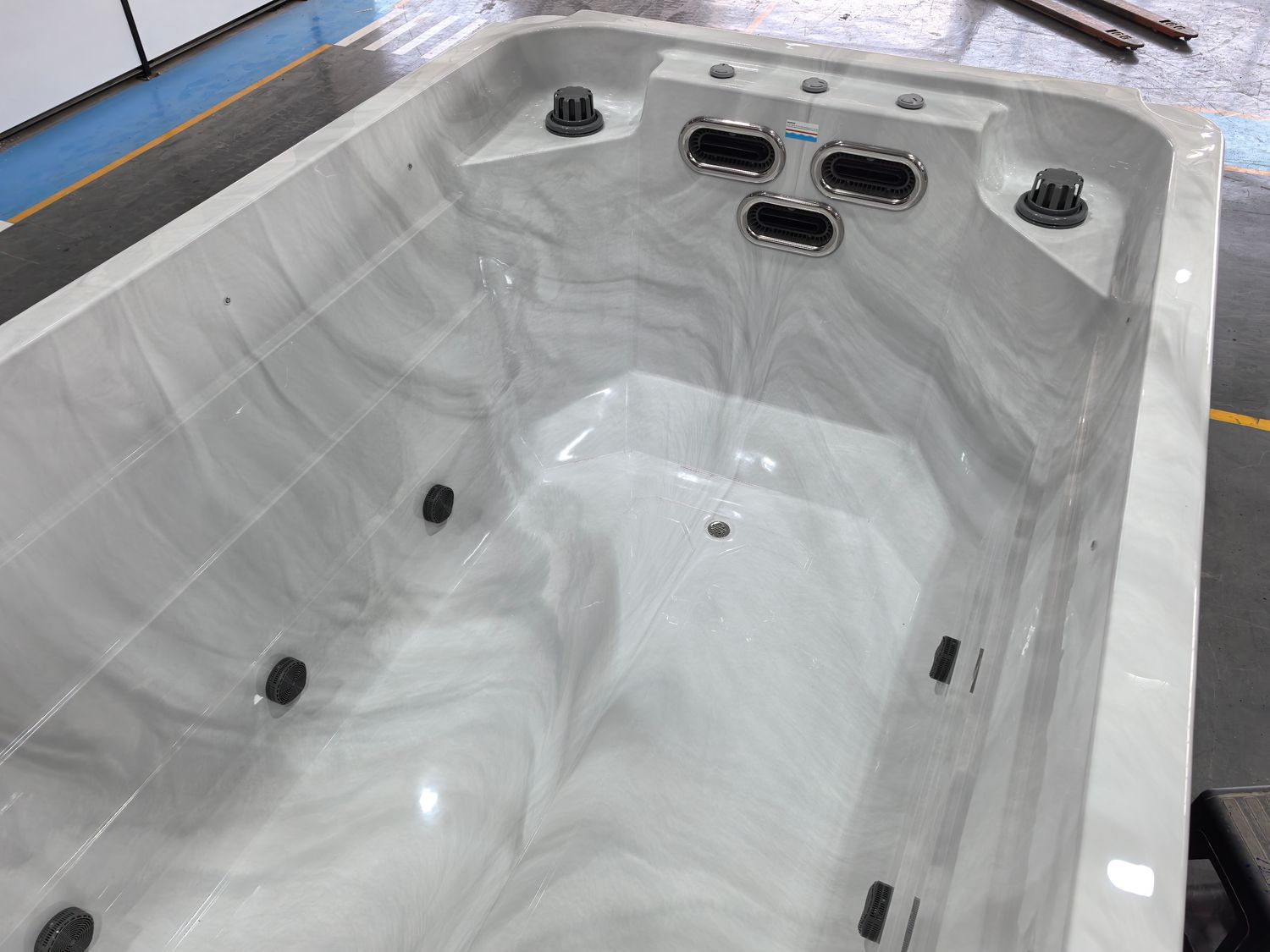 IDEALe SWIMSPA NICE 430cm H=155cm half inbouw of opbouw