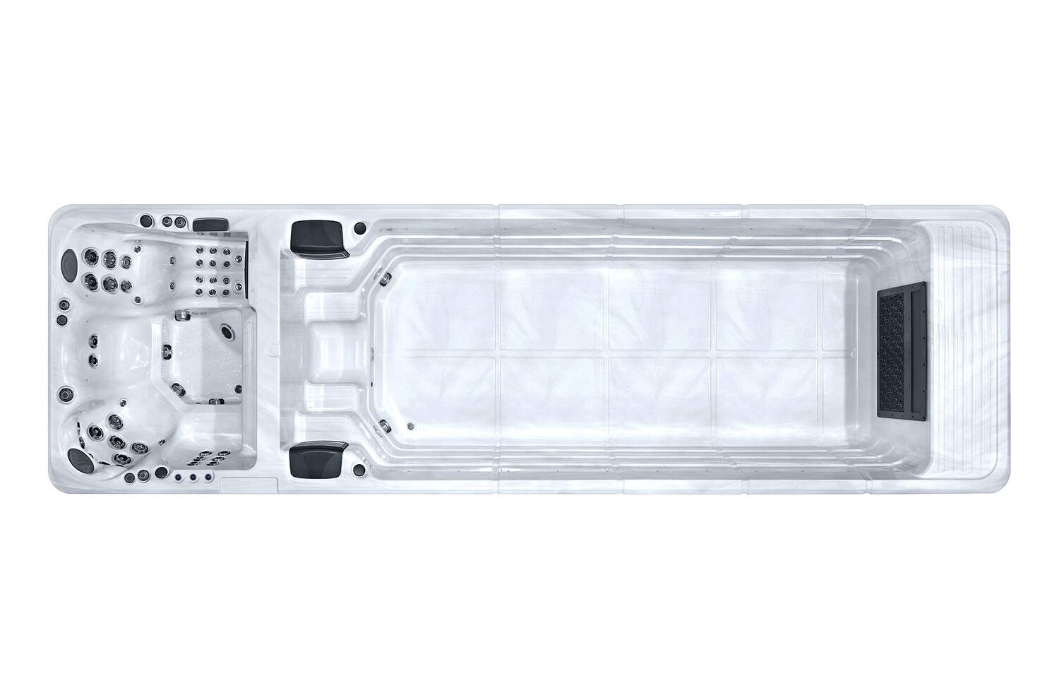 IDEALe Spas SWIMSPA EXCELLENT DUO MAGIC Lengte naar keuze tot 12M B=228cm H=150cm IDEALe Spas SWIMSPA EXCELLENT DUO MAGIC Lengte naar keuze