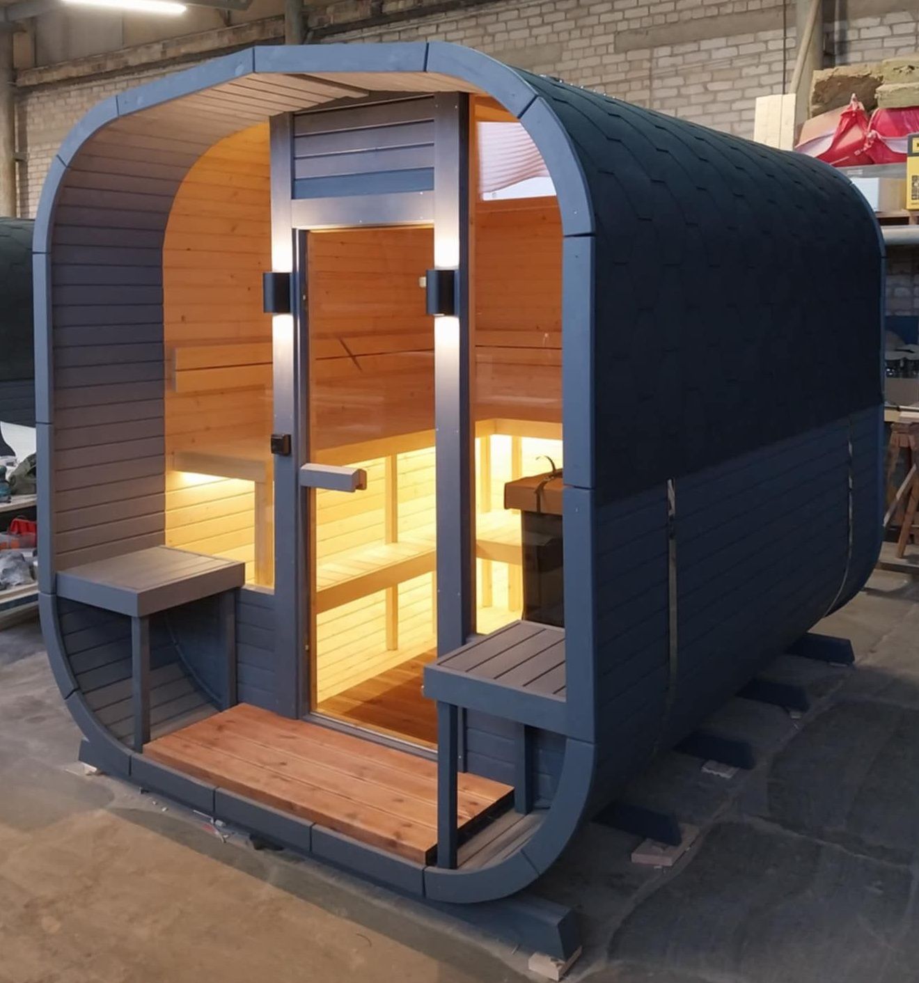 CUBE Sauna Outdoor lengte te kiezen