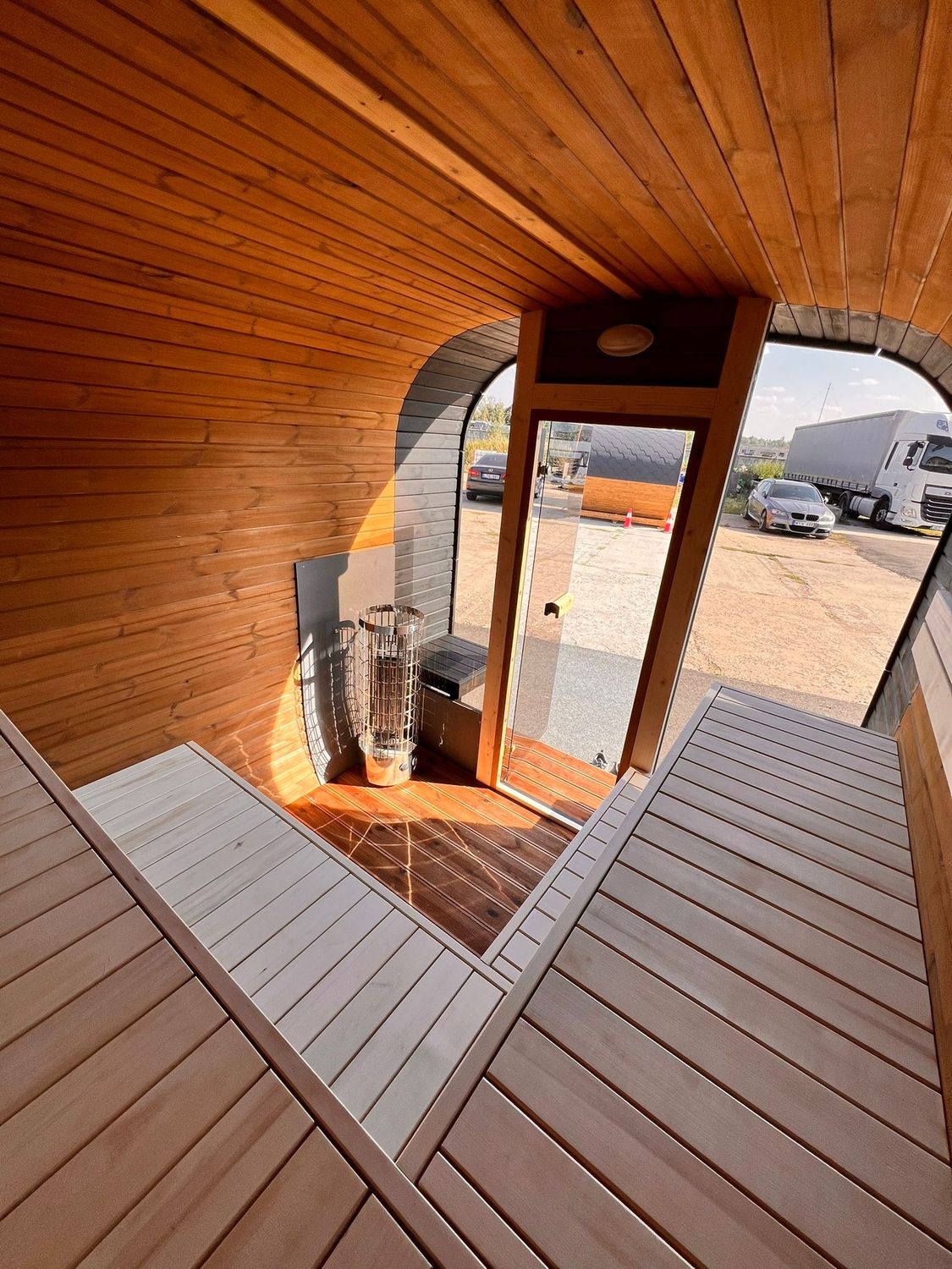 CUBE Sauna Outdoor lengte te kiezen