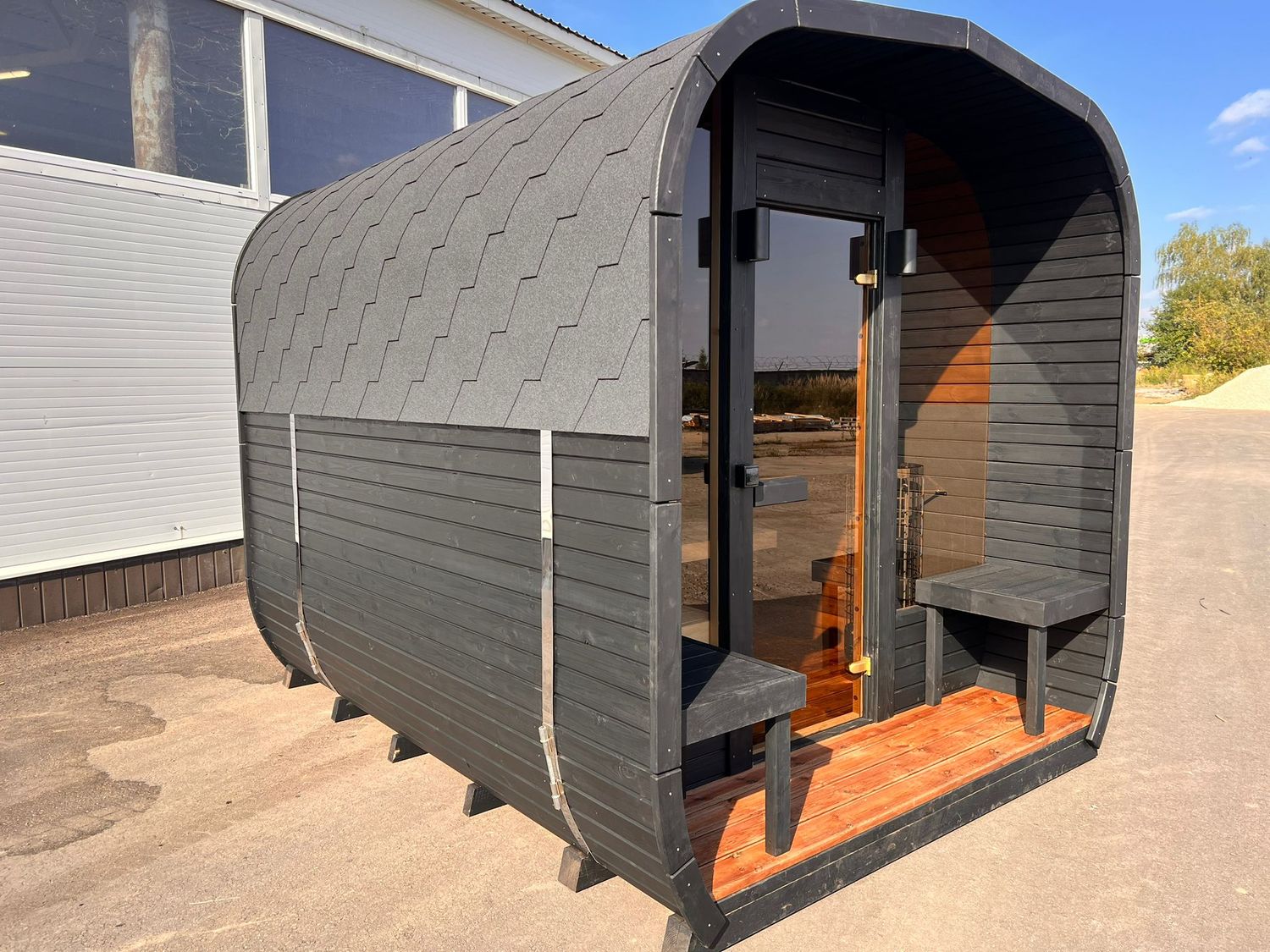 CUBE Sauna Outdoor lengte te kiezen