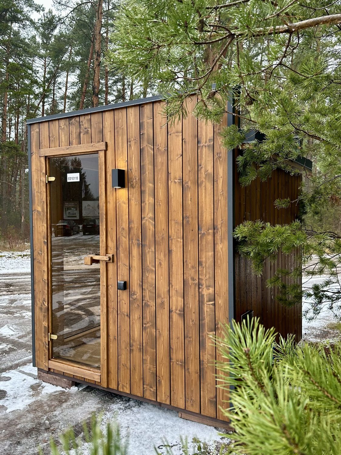 COMFY Sauna Outdoor Infrarood + kleedkamer