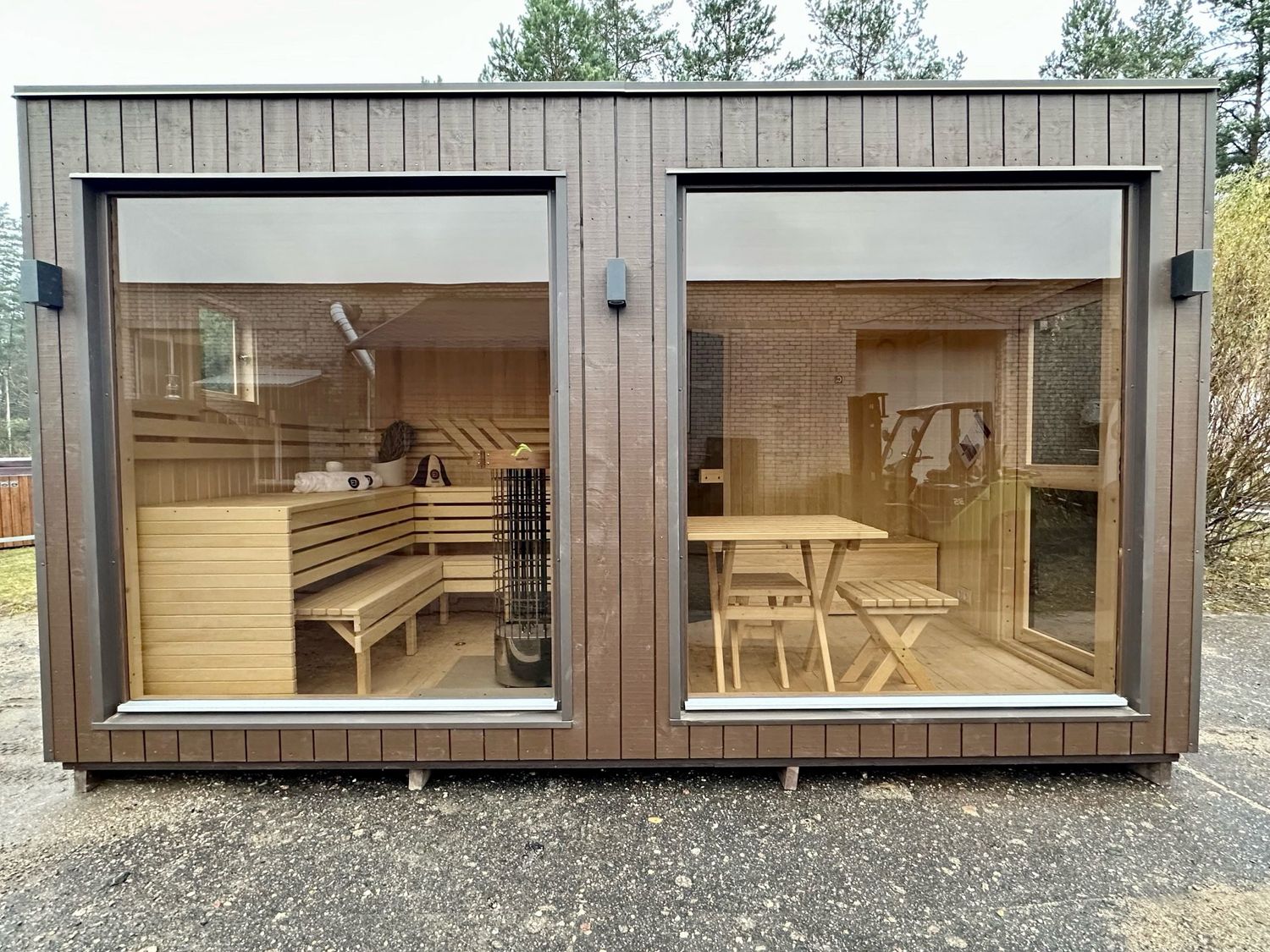 COMFY Sauna Outdoor Infrarood + kleedkamer