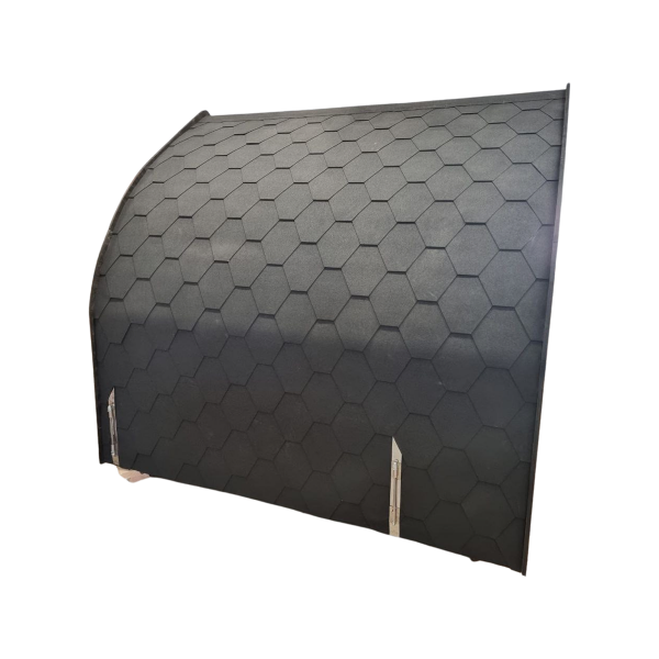 NATURE Thermowood Sauna Outdoor H=240cm B=240cm Lengte naar keuze