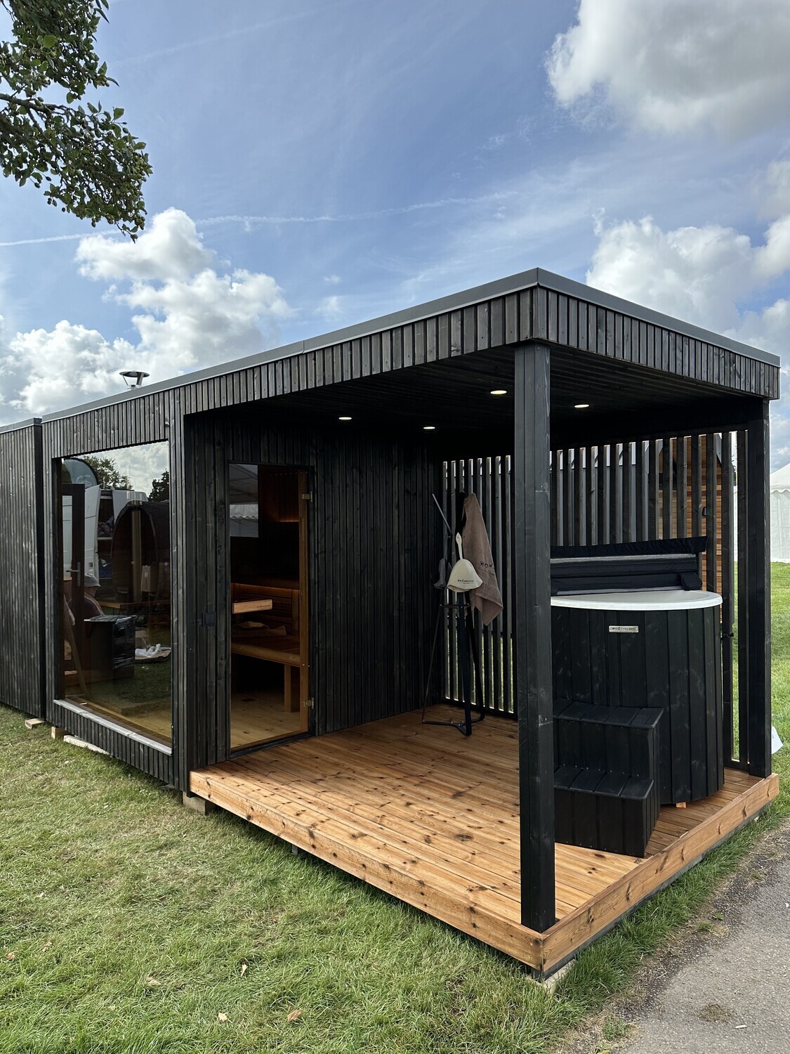 IDEALe SPAS COMFY TERRAS Sauna Outdoor H=255cm B=235cm L=380cm