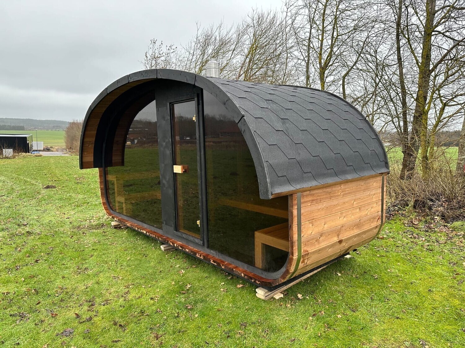 IDEALe SPAS EGG SAUNA INFRAROOD OUTDOOR
