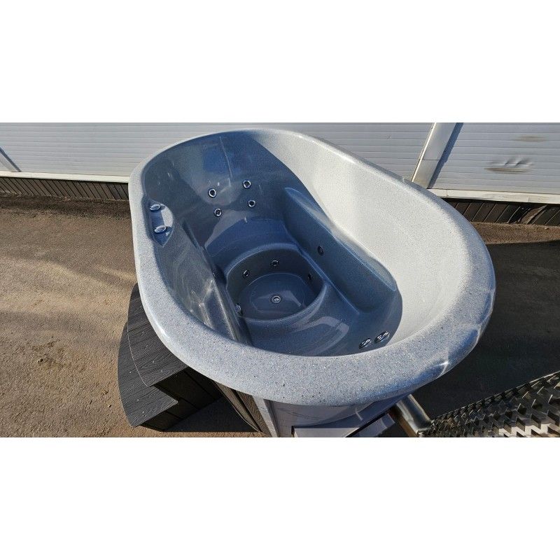 Hottub DUET Hot Tub Outdoor 190cm x 120cm Hout gestookt Hottub DUET Hot Tub Outdoor 190cm x 120cm Hout gestookt