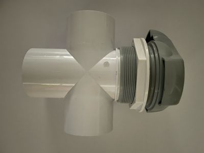 Artesian Spas Diverter valve regelklep verdeler 2” grijs of antraciet