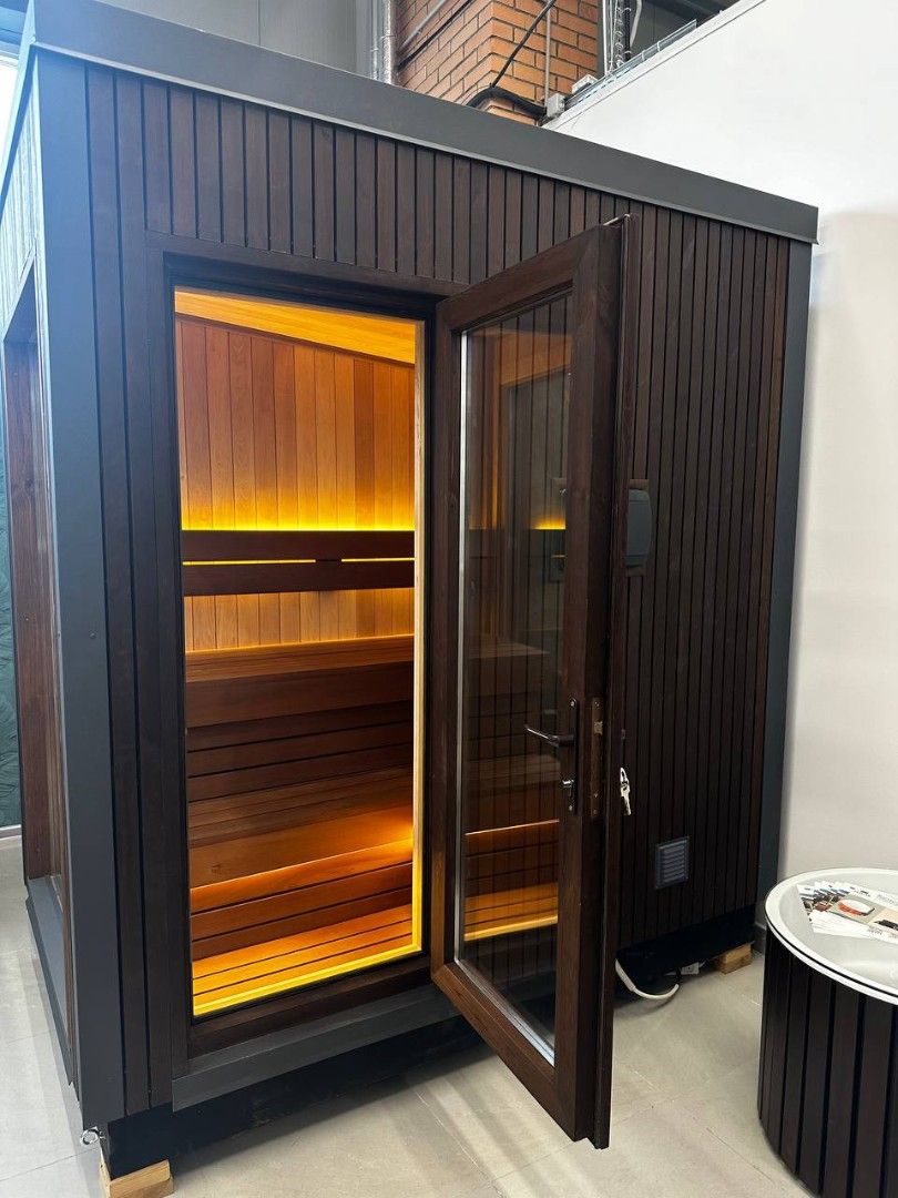 SQUARE ECO Sauna Outdoor 225cm x 230cm H=255cm