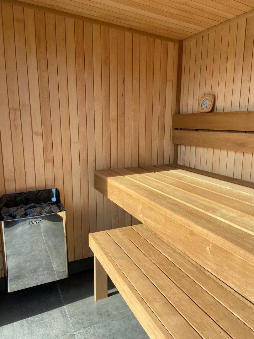 SQUARE Sauna House Outdoor  255cm of groter x 220cm x H=250cm
