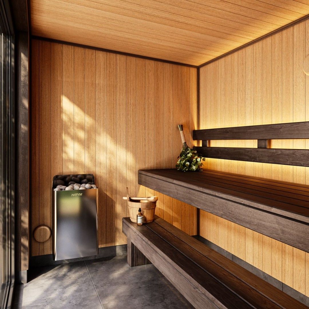 SQUARE Sauna House Outdoor  255cm of groter x 220cm x H=250cm