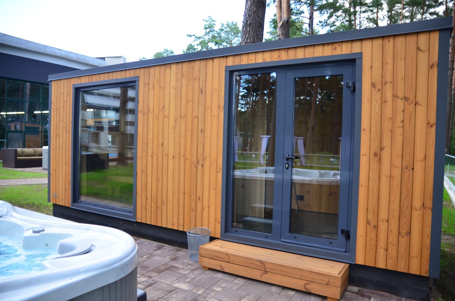 SQUARE Sauna House Outdoor  255cm of groter x 220cm x H=250cm