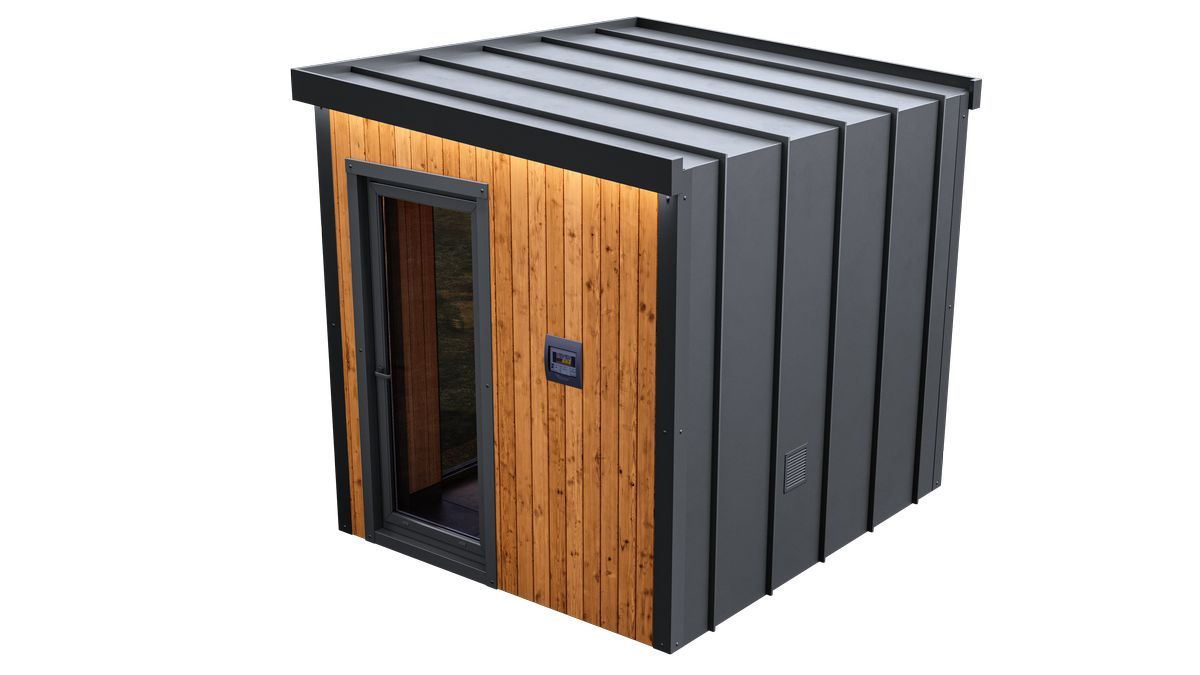 SQUARE Sauna House Outdoor  255cm of groter x 220cm x H=250cm