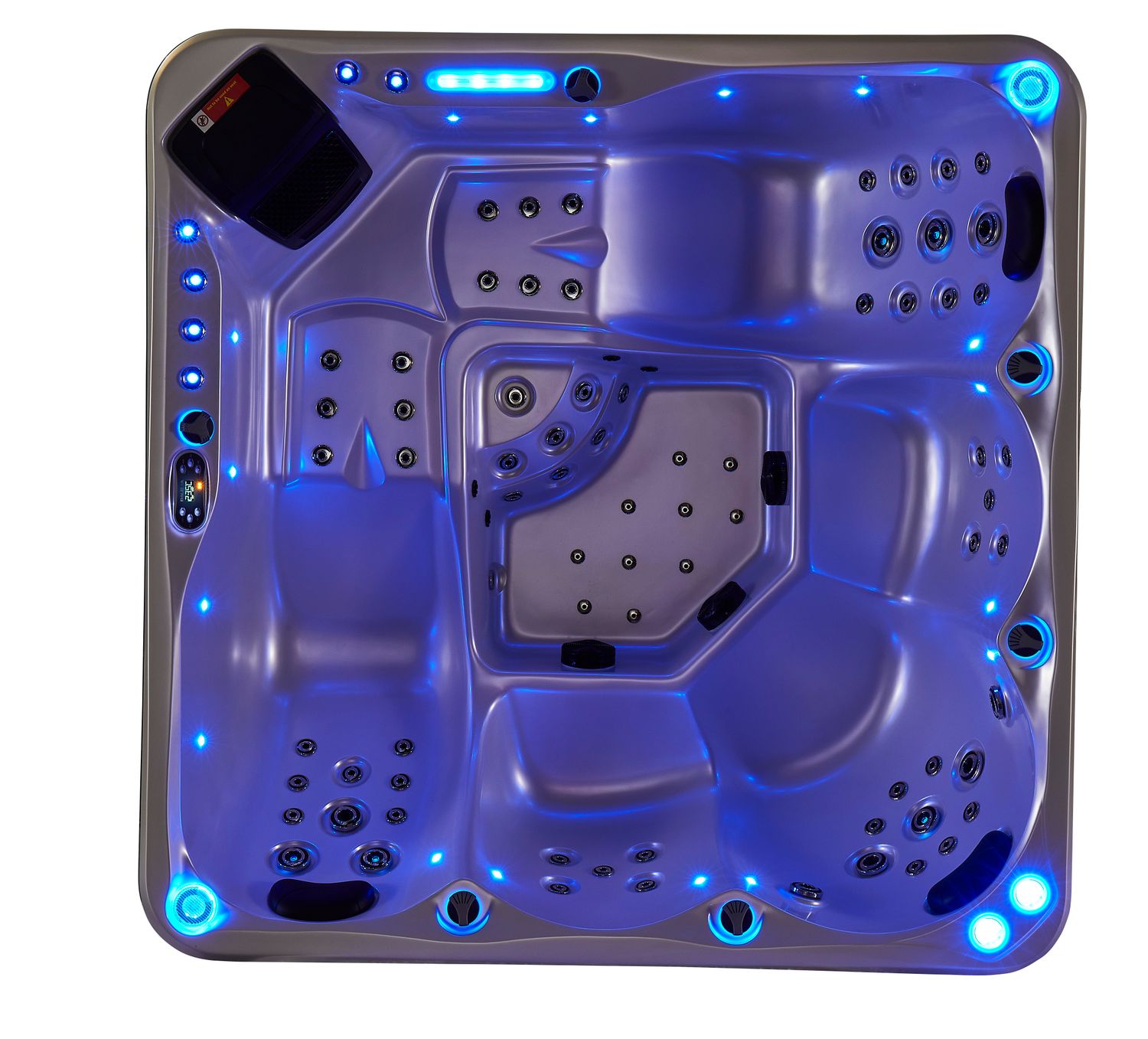 IDEALe Spas PRESTIGE MONTE CARLO 200x200x83cm 72jets 4 pompen