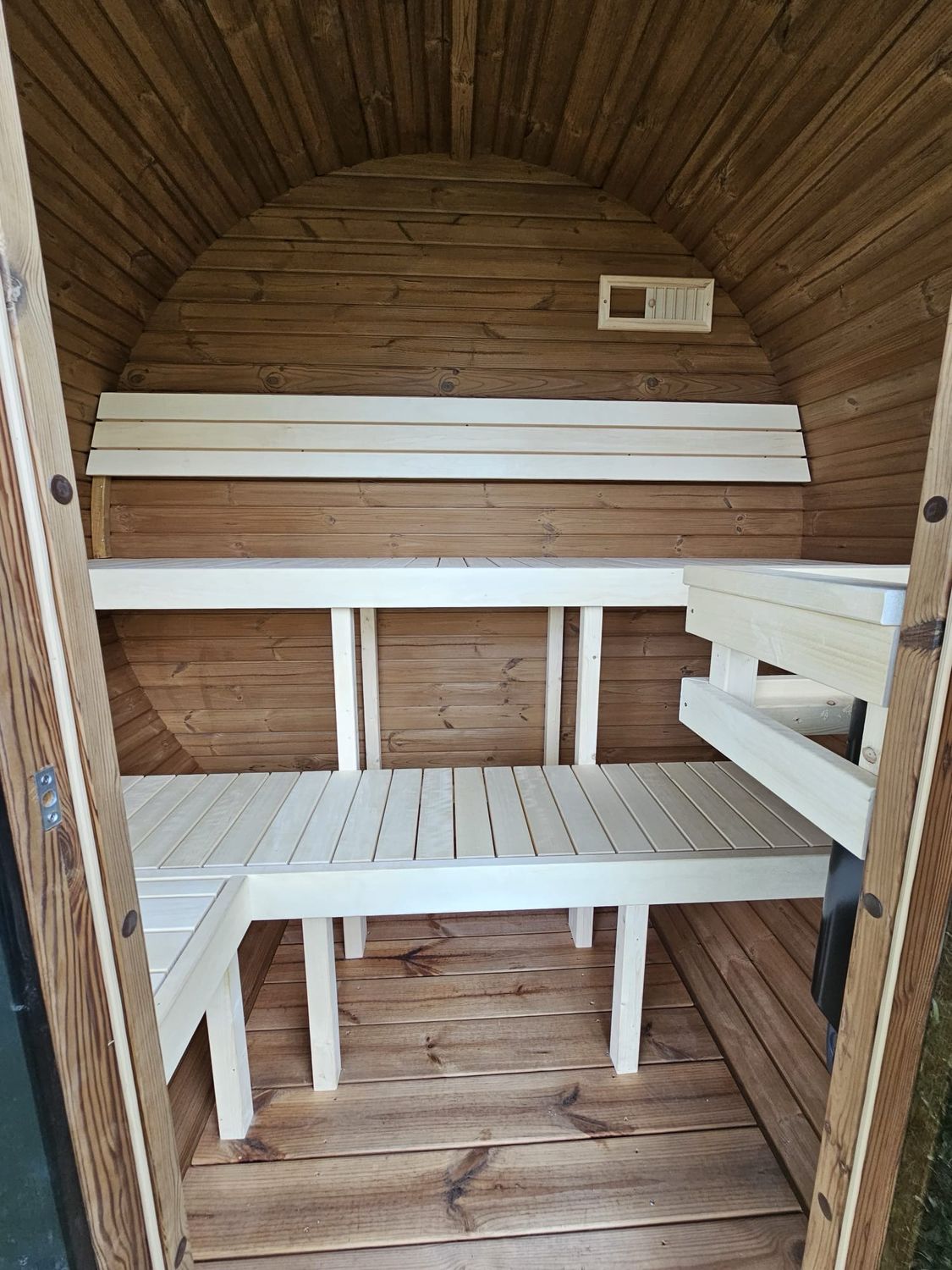 IDEALe BARREL Sauna Thermowood Outdoor  ø238cm x 160cm