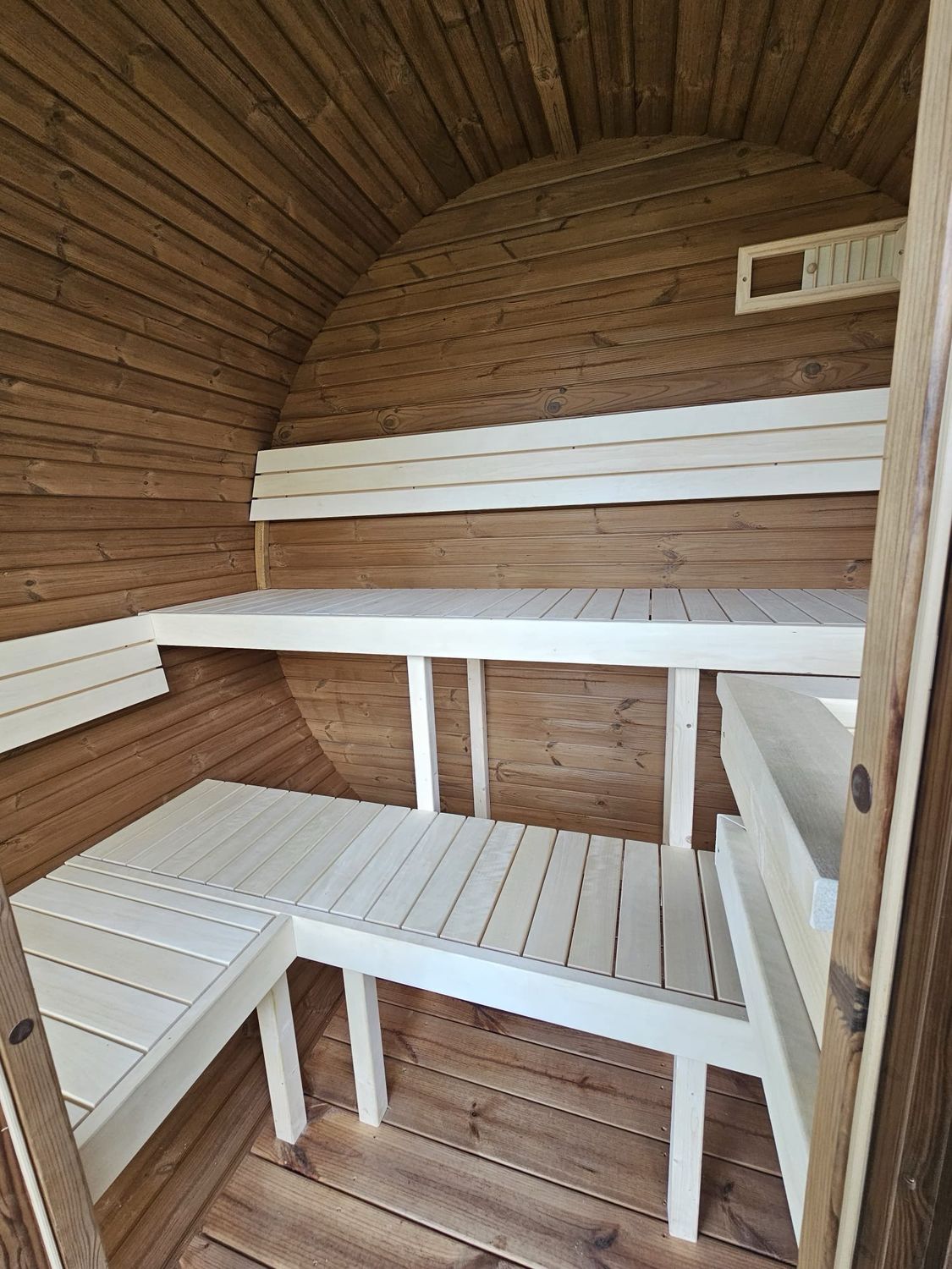 IDEALe BARREL Sauna Thermowood Outdoor  ø238cm x 160cm