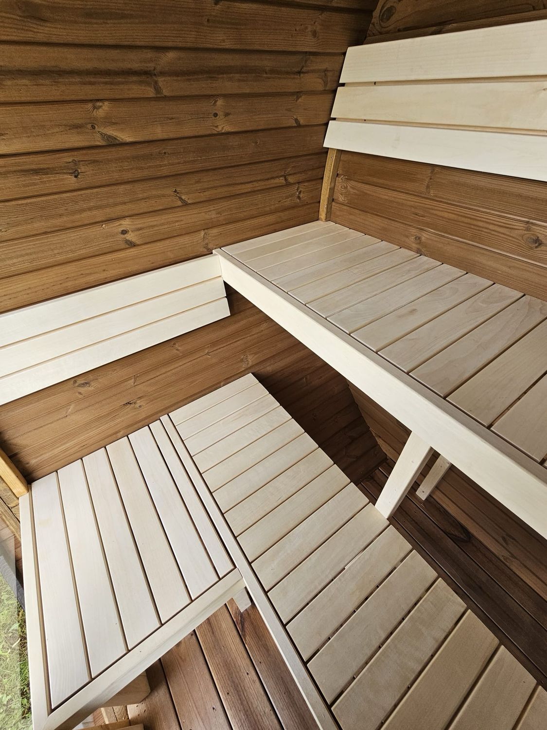 IDEALe BARREL Sauna Thermowood Outdoor  ø238cm x 160cm