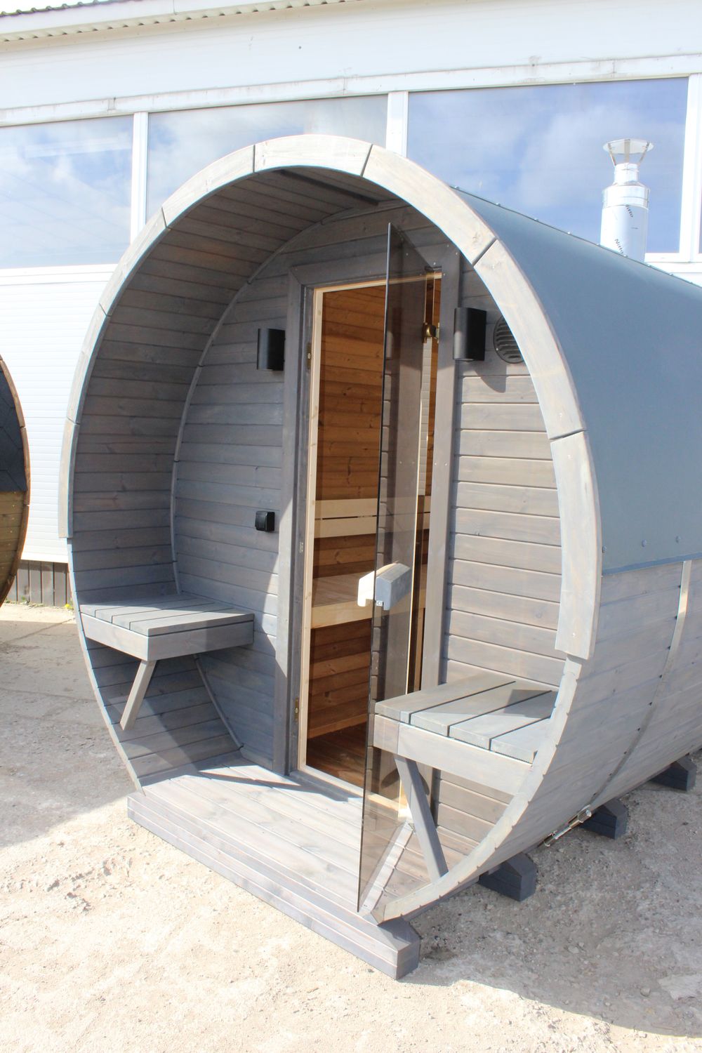 BARREL Sauna Outdoor 250cm ø220cm