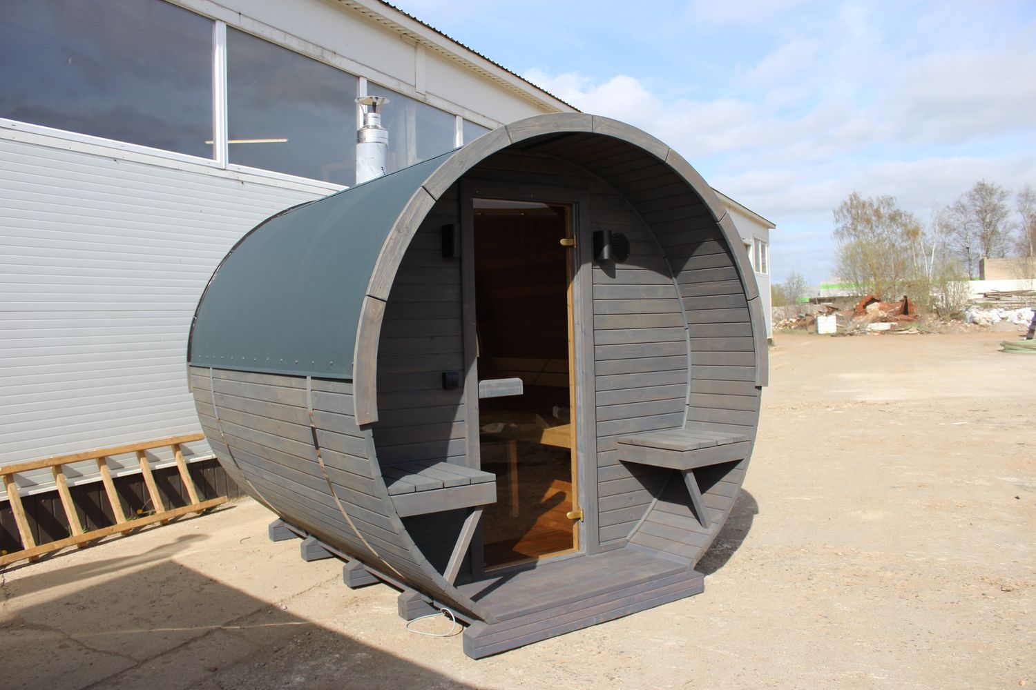 BARREL Sauna Outdoor 250cm ø220cm