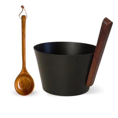 Sauna set LuXe Black Wood