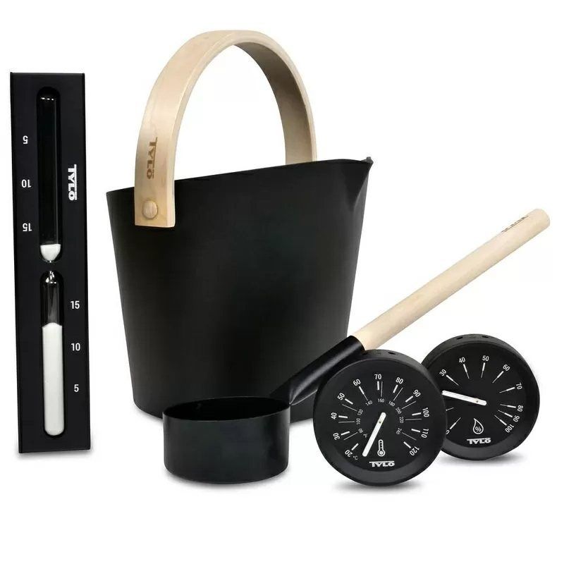 Sauna set LuXe Black Wood Sauna set LuXe Black Wood
