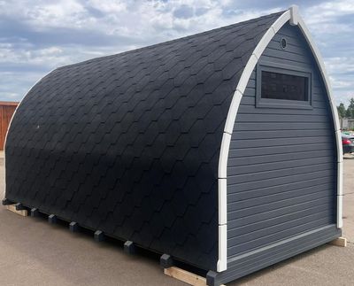 NATURE Sauna Outdoor H=240cm B=240cm Lengte naar keuze