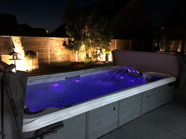 2e kans TIDAL FIT Premium EP-14 Swimspa  TidalFit half inbouw met VWT Full Options