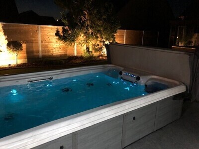 IDEALe SWIMSPA TURBINE DUO PRO 660cm h=156cm half inbouw of opbouw