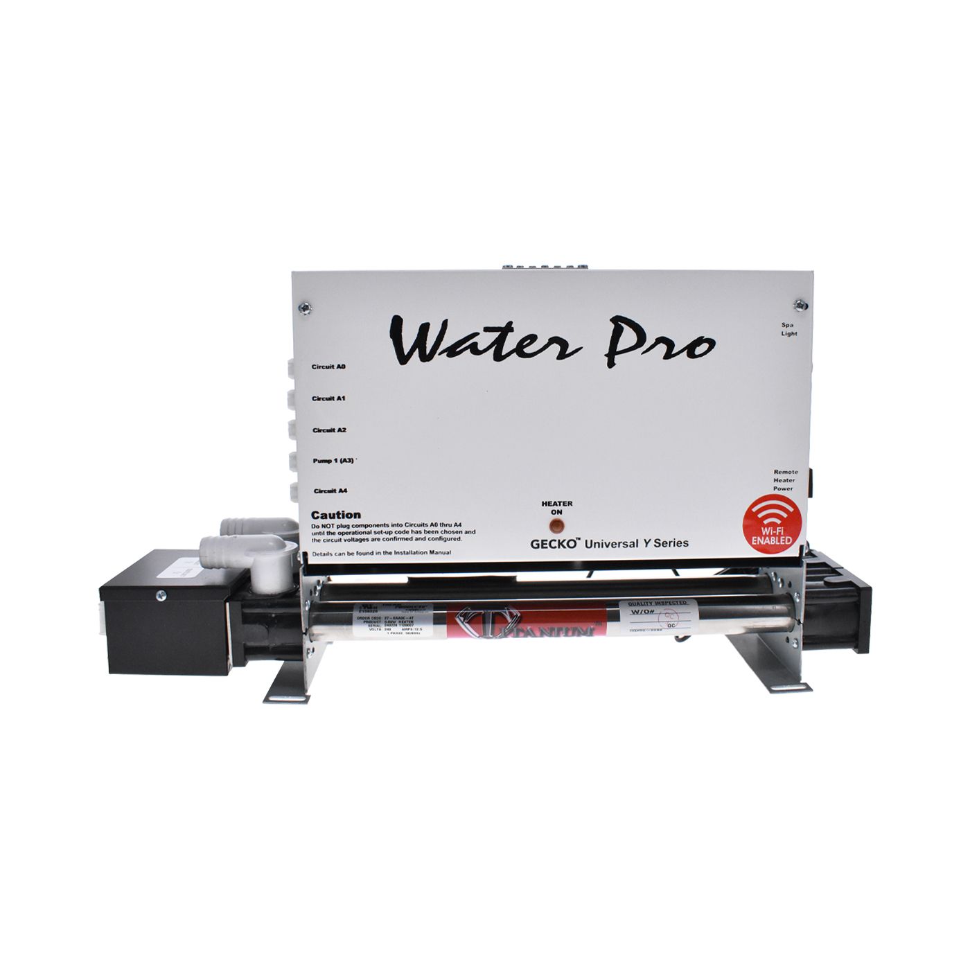 Water Pro Spa renovatie set voor oude spas met kleine aansluiting, sturingskast met verwarming, bediening K450 Water Pro Spa renovatie set voor oude spas met kleine aansluiting, sturingskast met verwarming, bediening K450