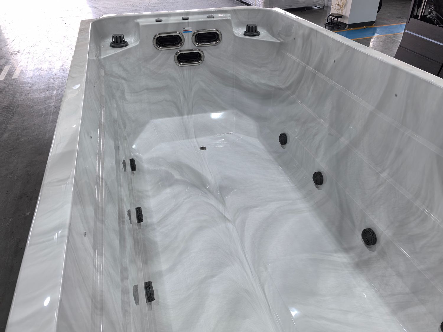 IDEALe SWIMSPA NICE XL 580cm of 630cm H=155cm half inbouw of opbouw IDEALe SWIMSPA NICE XL 580cm of 630cm H=155cm half inbouw of opbouw