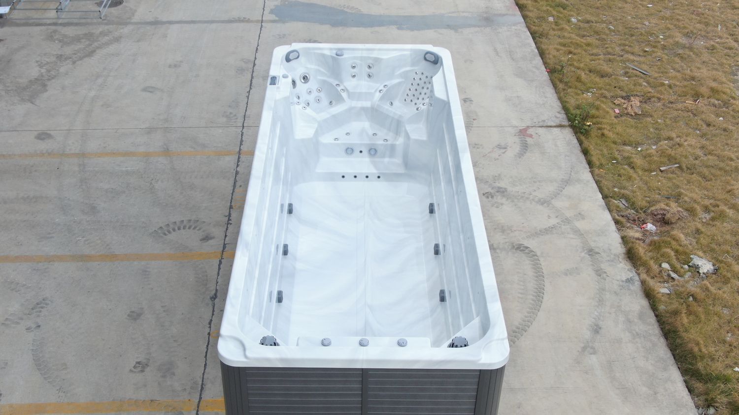 IDEALe SWIMSPA NICE XL 580cm of 630cm H=155cm half inbouw of opbouw IDEALe SWIMSPA NICE XL 580cm of 630cm H=155cm half inbouw of opbouw