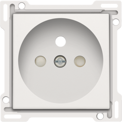 Toets stopcontact met penaarding White