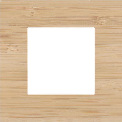 Afdekplaat enkelvoudige Pure Bamboo