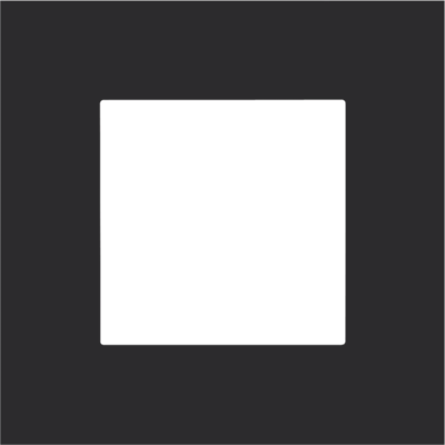 Afdekplaat enkelvoudige Pure Steel Black