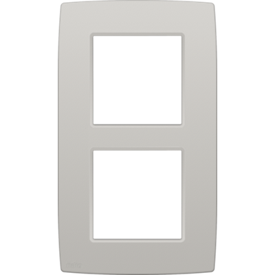Afdekplaat dubbel verticaal Original Light Grey