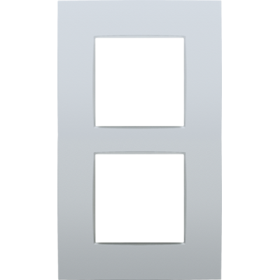 Afdekplaat dubbel verticaal Intense Sterling