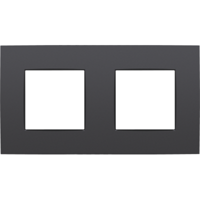 Afdekplaat dubbel Intense Anthracite