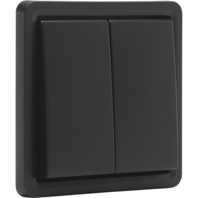 Hydro drukknop 2-voudig 10A Black
