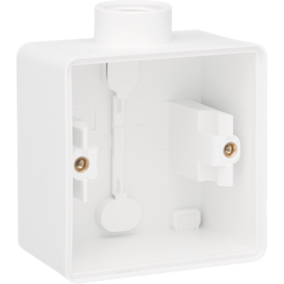 Hydro opbouwdoos enkel 1 ingang White
