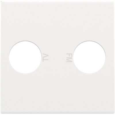 Toets radio & TV White