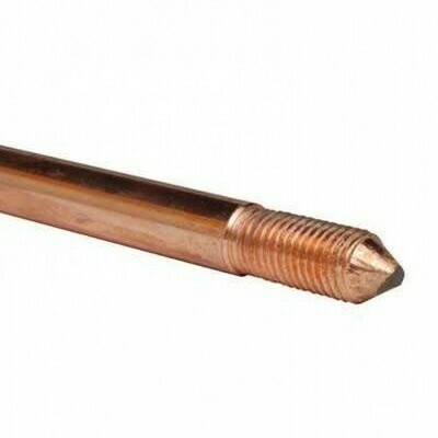 Koperen ronde aardstaaf 5/8" - 16mm