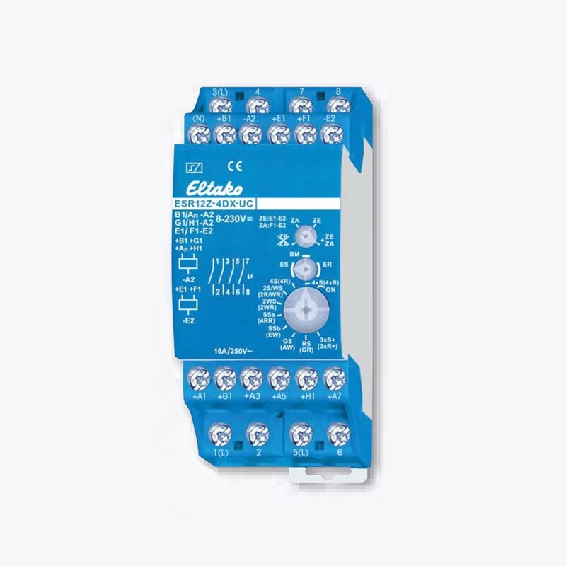 Teleruptor 8-230Vuc 4NO 16A met centrale sturing